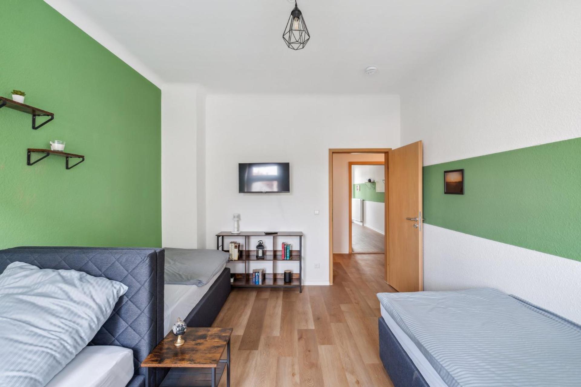 Sali-Homes Boarding Haus Monteur-Wohnungen Balkon Vollkueche Autobahnaehe Markranstädt Rom bilde